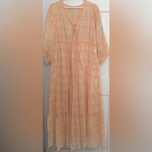 NWOT Daughters of India Jasmine Maxi Orange Mango